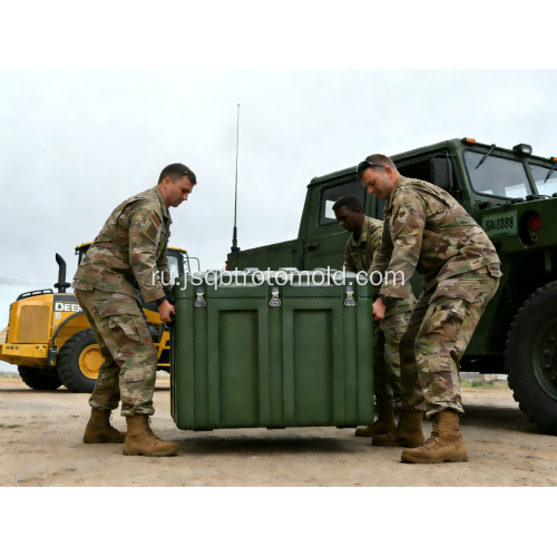 Ящик для инструментов для роторного формования с выдвижными ящиками